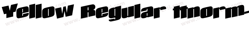 Yellow Regular ttnorm字体转换